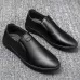 British Style Breathable Casual Shoes(Black)