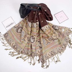 Pashmina Scarf(Mahogany Brown)