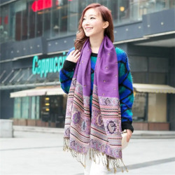 Pashmina Scarf(Purple Plum)