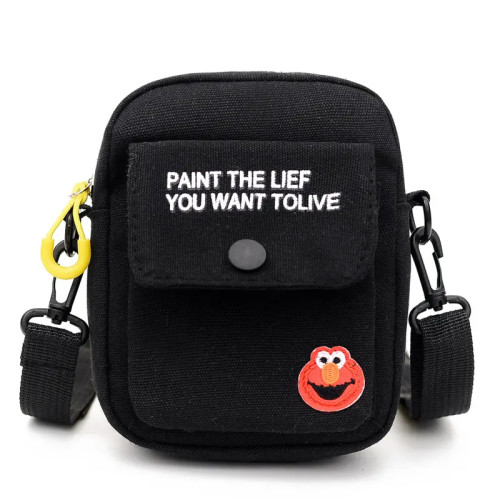 Sesame Street shoulder bag(Black)