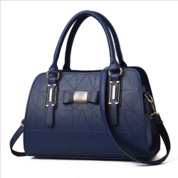 spring new design lady handbags-Navy Blue