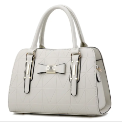 spring new design lady handbags-White
