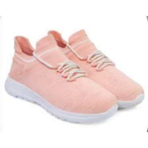 Womens laced Running Shoes(Pink)